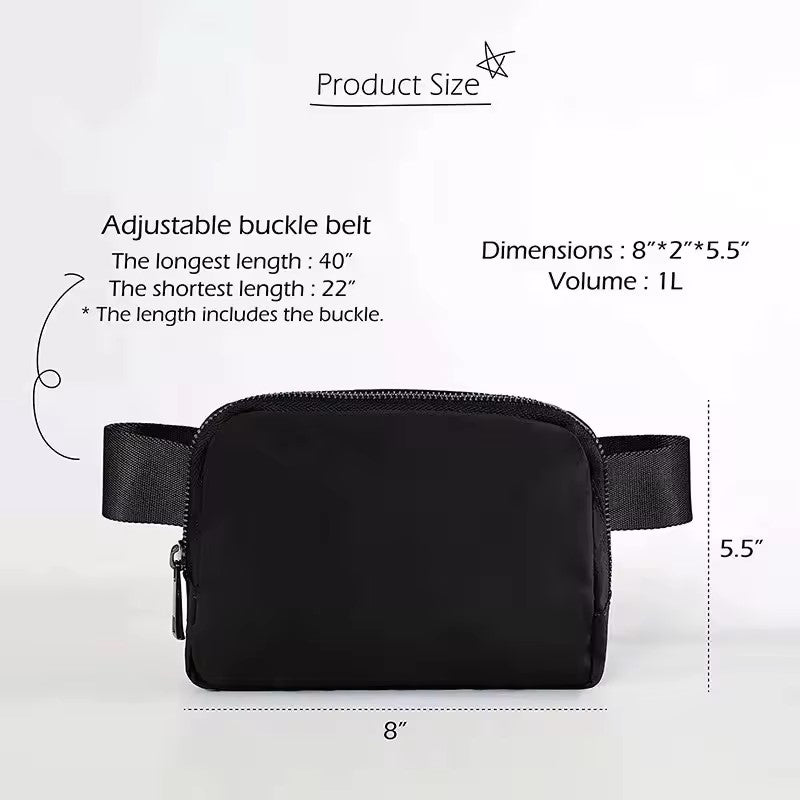 Everythang Fitness Nylon Fanny Pack