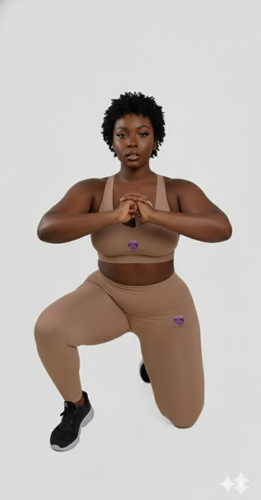 Everythang Fitness Short Sleeve Two Piece Workout Set