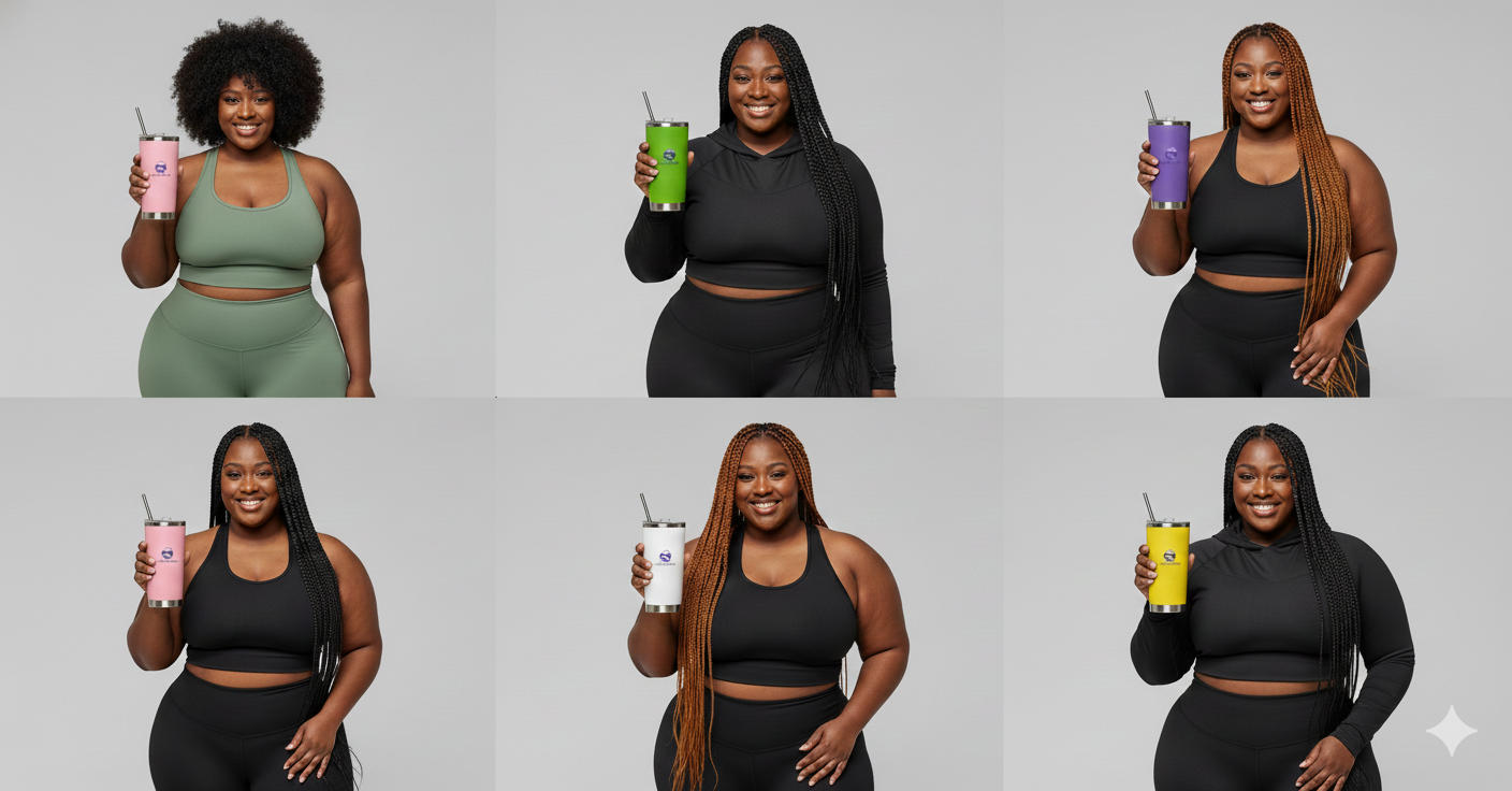 Everythang Fitness 20 oz. Stainless Steel Vacuum Insulated Tumbler